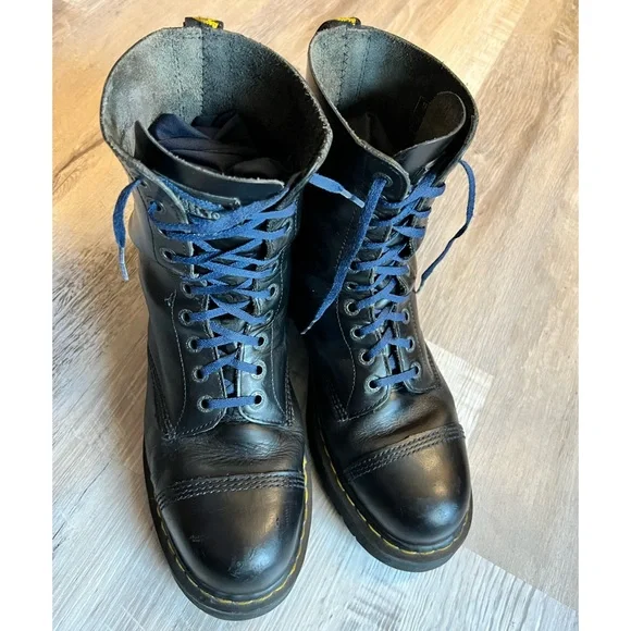 Dr Martens : BXB steel toe 10 eye boot - Picture 3 of 16